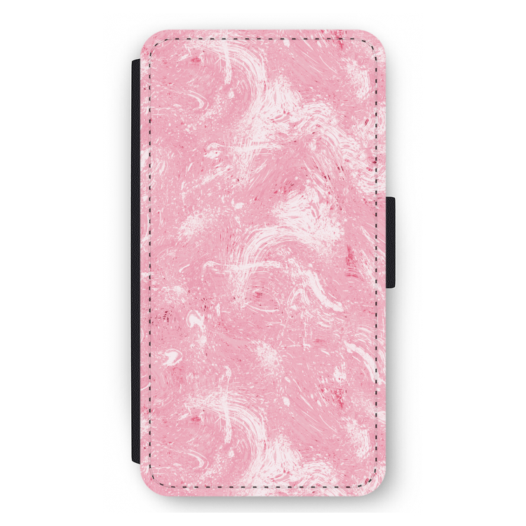 Abstract Painting Pink: iPhone 12 mini Flip Hoesje