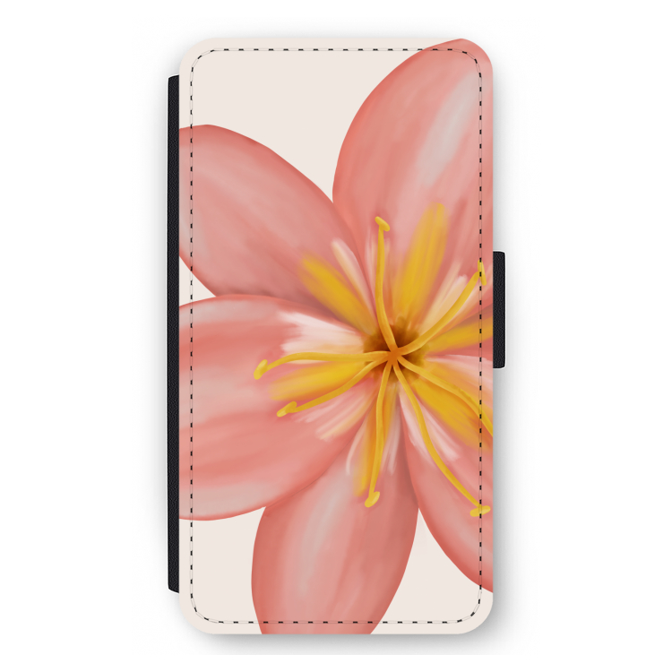 Pink Ellila Flower: iPhone 12 mini Flip Hoesje