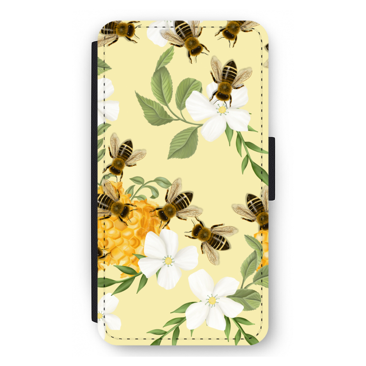 No flowers without bees: iPhone 12 mini Flip Hoesje