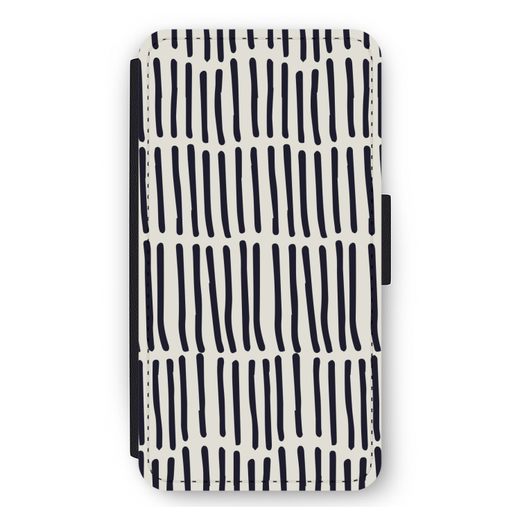 Moroccan stripes: iPhone 12 mini Flip Hoesje