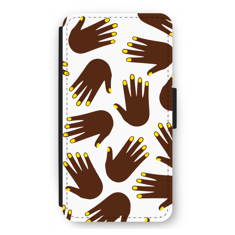 Hands dark: iPhone 12 mini Flip Hoesje