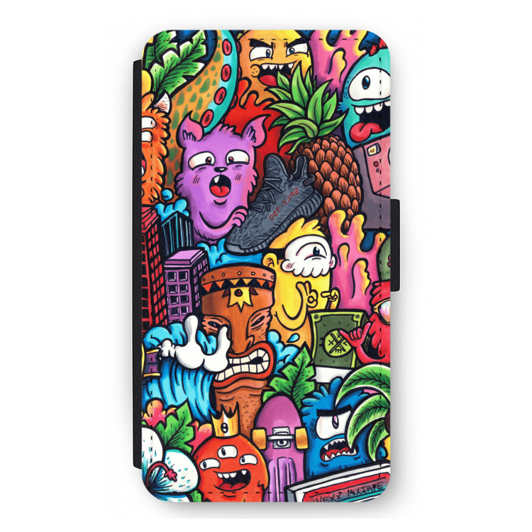 Vexx Mixtape: iPhone 12 mini Flip Hoesje