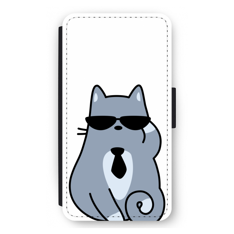 Cool cat: iPhone 12 mini Flip Hoesje