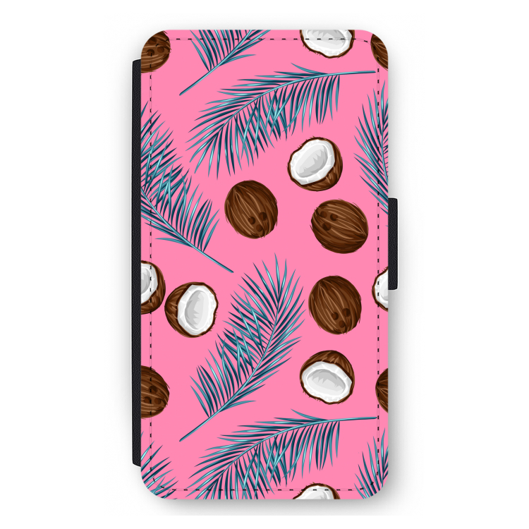 Kokosnoot roze: iPhone 12 mini Flip Hoesje