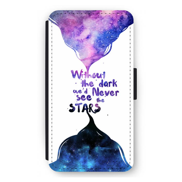 Stars quote: iPhone 12 mini Flip Hoesje