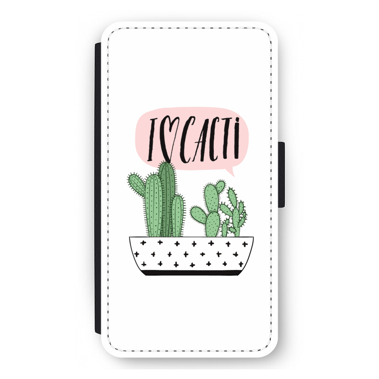 I love cacti: iPhone 12 mini Flip Hoesje