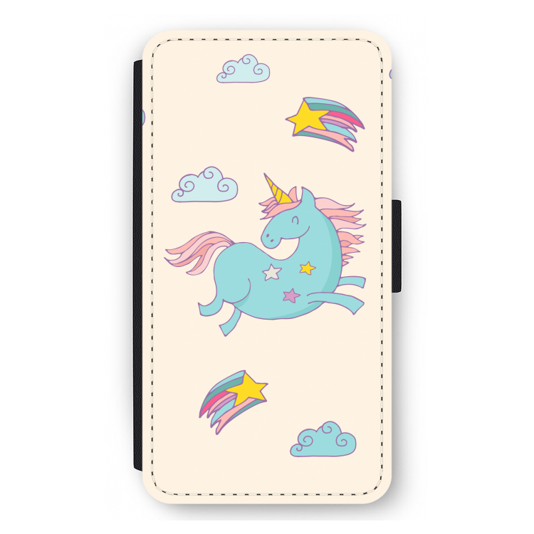 Vliegende eenhoorn: iPhone 12 mini Flip Hoesje