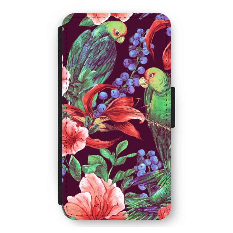 Papegaaien: iPhone 12 mini Flip Hoesje