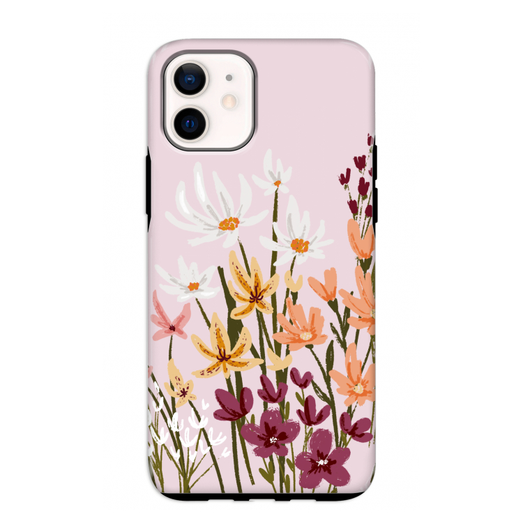 Painted wildflowers: iPhone 12 mini Tough Case
