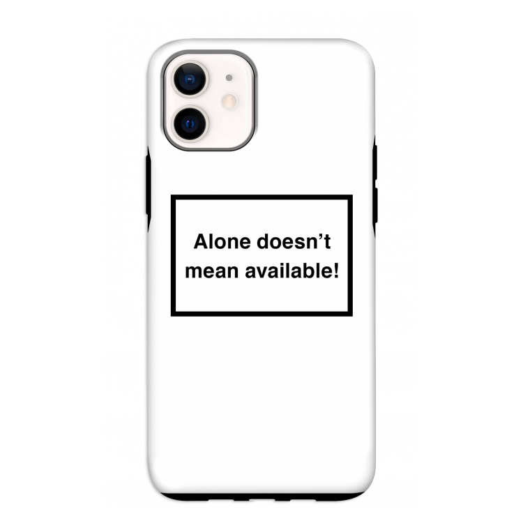 Alone: iPhone 12 mini Tough Case