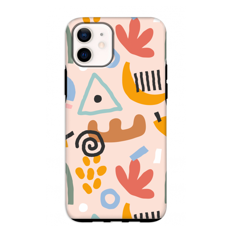 Abstract: iPhone 12 mini Tough Case