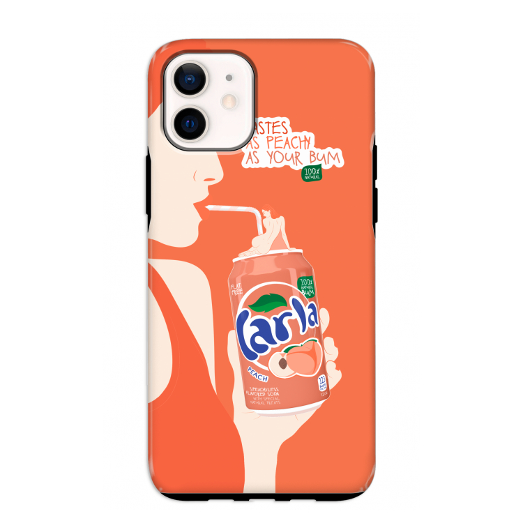 Peach please!: iPhone 12 mini Tough Case
