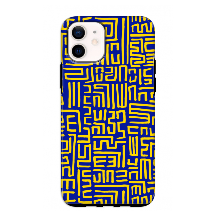 Majorelle Blue Print: iPhone 12 mini Tough Case