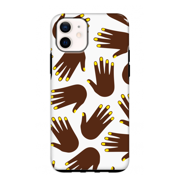 Hands dark: iPhone 12 mini Tough Case