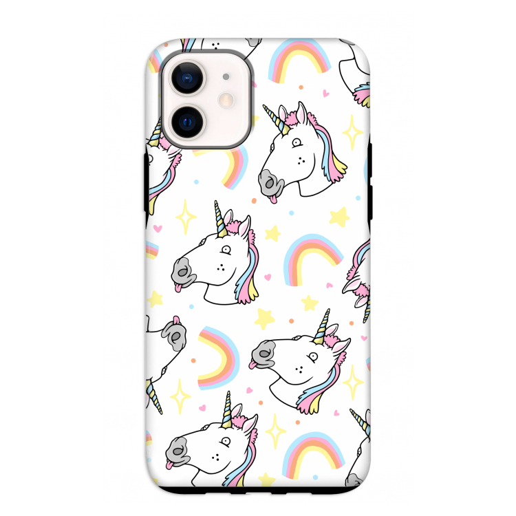 Rainbow Unicorn: iPhone 12 mini Tough Case