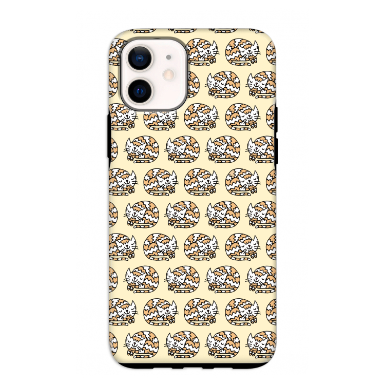 Slapende poes: iPhone 12 mini Tough Case