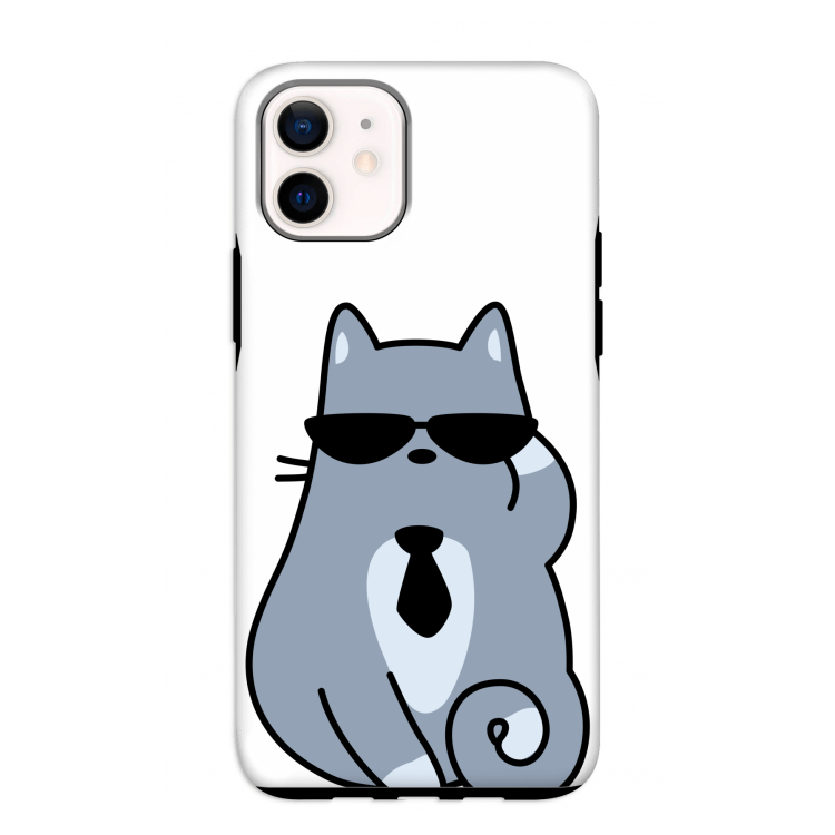 Cool cat: iPhone 12 mini Tough Case