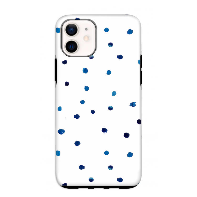 Blauwe stippen: iPhone 12 mini Tough Case