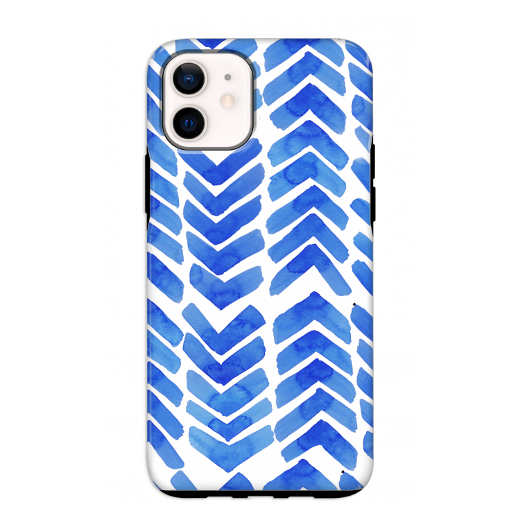 Blauwe pijlen: iPhone 12 mini Tough Case