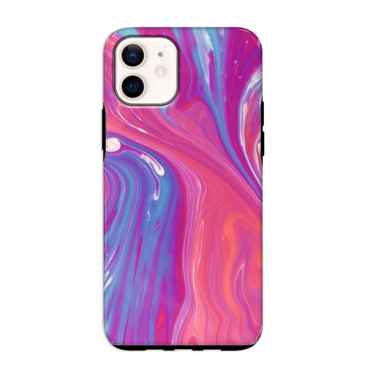 Paarse stroom: iPhone 12 mini Tough Case