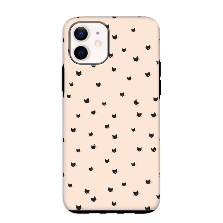 Kleine kattenkopjes: iPhone 12 mini Tough Case