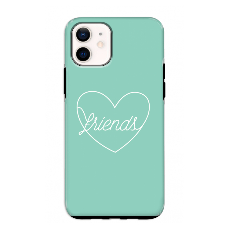 Friends heart pastel: iPhone 12 mini Tough Case