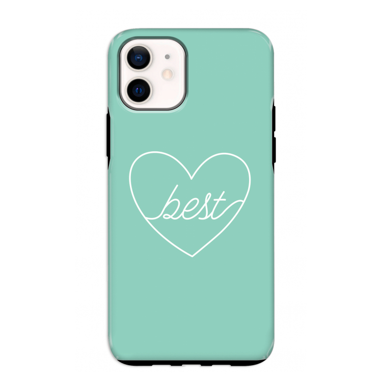 Best heart pastel: iPhone 12 mini Tough Case
