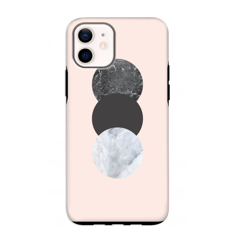 Marmeren cirkels: iPhone 12 mini Tough Case