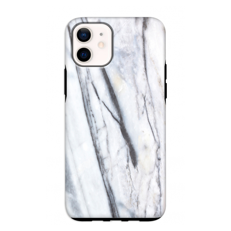 Gestreepte marmer: iPhone 12 mini Tough Case