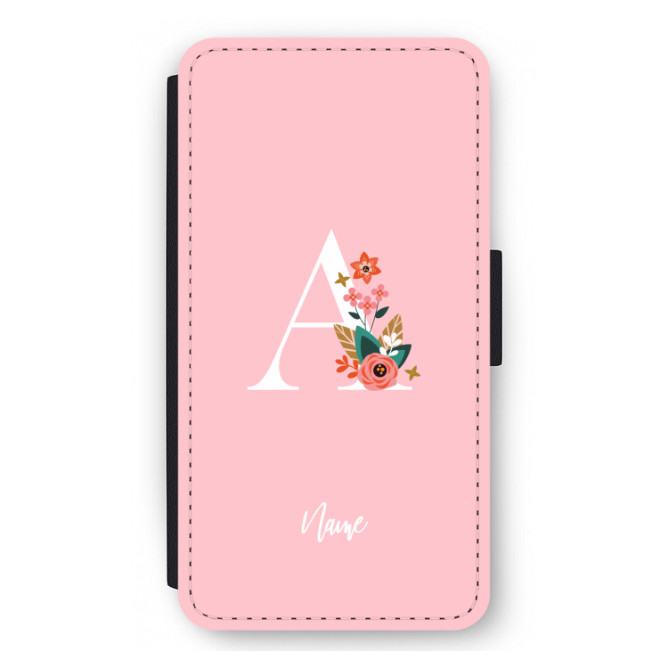 Pink Bouquet: iPhone 12 mini Flip Hoesje