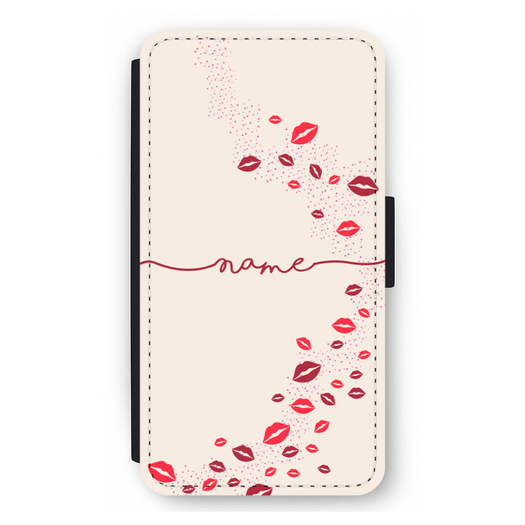 Kusjes: iPhone 12 mini Flip Hoesje