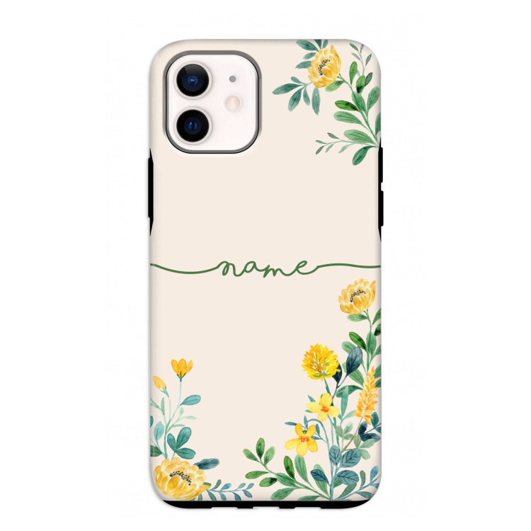 Gele bloemen: iPhone 12 mini Tough Case
