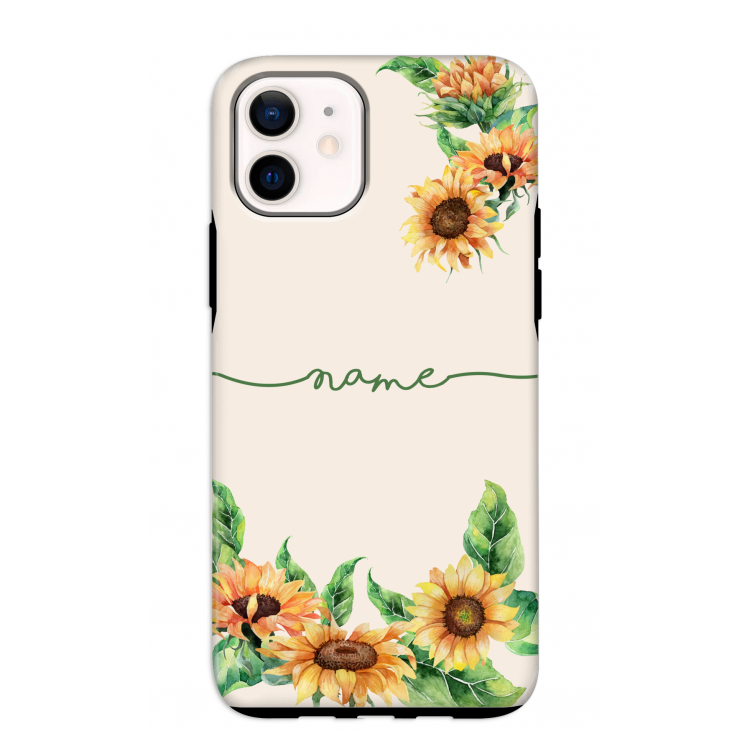 Zonnebloemen: iPhone 12 mini Tough Case