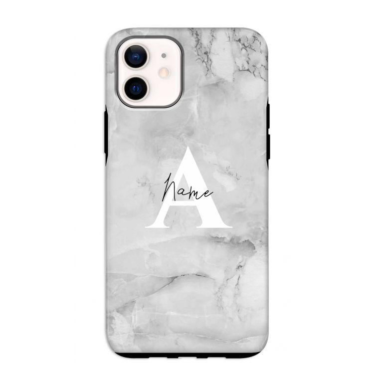 Ivory Marble: iPhone 12 mini Tough Case