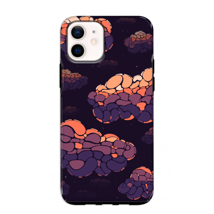 Patroon Wolken: iPhone 12 mini Tough Case