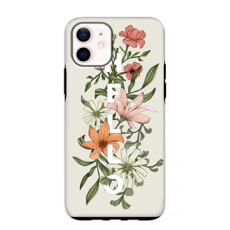 Hello bloemen: iPhone 12 mini Tough Case
