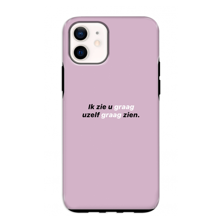 uzelf graag zien: iPhone 12 mini Tough Case