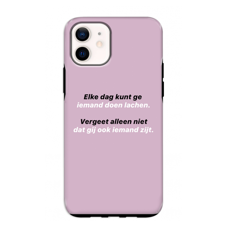 gij zijt ook iemand: iPhone 12 mini Tough Case