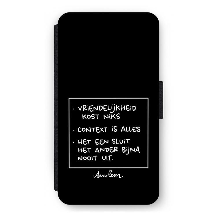 Mijn Motto's: iPhone 12 mini Flip Hoesje
