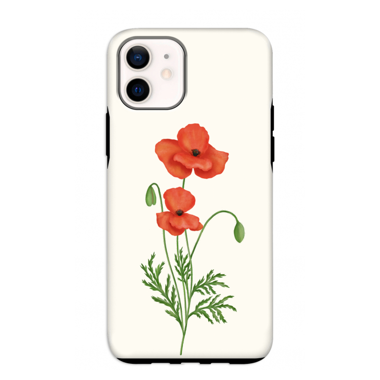 Red poppy: iPhone 12 mini Tough Case