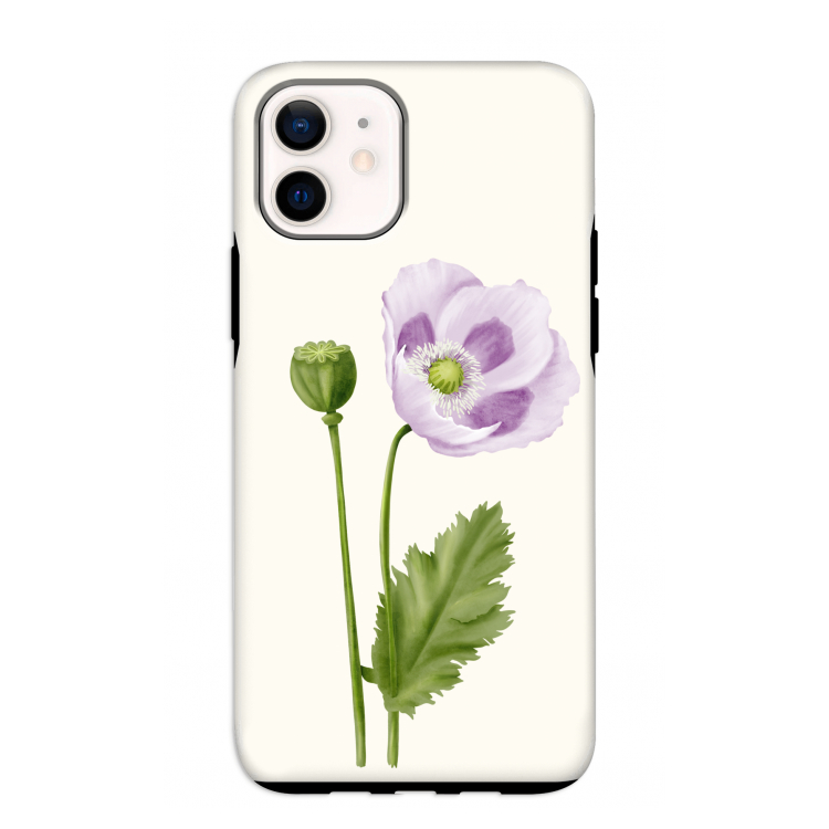 Purple poppy: iPhone 12 mini Tough Case