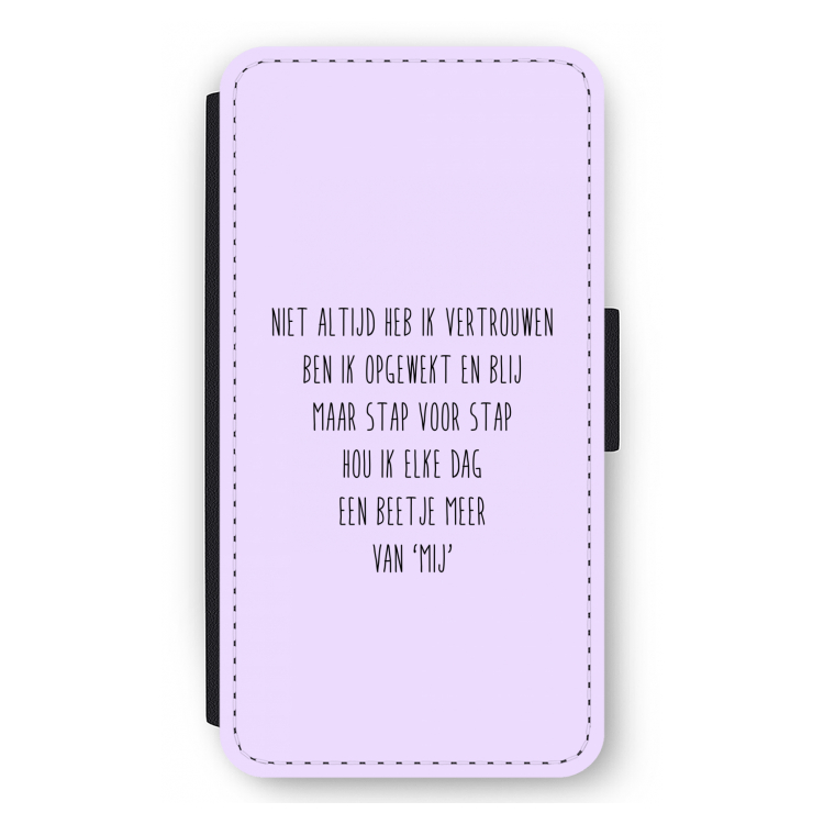 Zelfvertrouwen: iPhone 12 mini Flip Hoesje