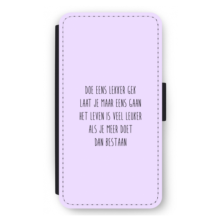 Gek: iPhone 12 mini Flip Hoesje
