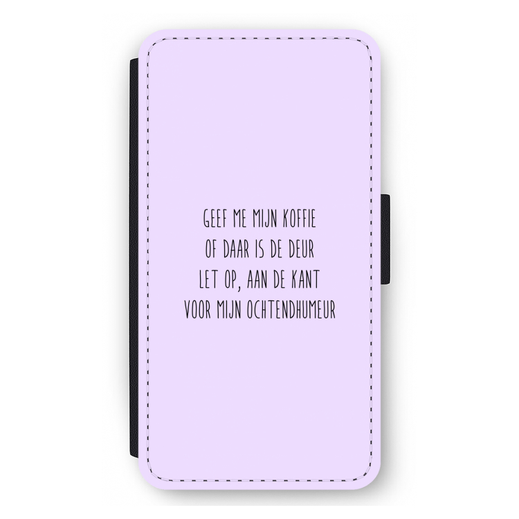 Ochtendhumeur: iPhone 12 mini Flip Hoesje