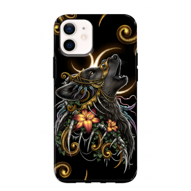 Huilende Wolf: iPhone 12 mini Tough Case