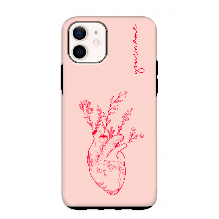 Blooming Heart: iPhone 12 mini Tough Case