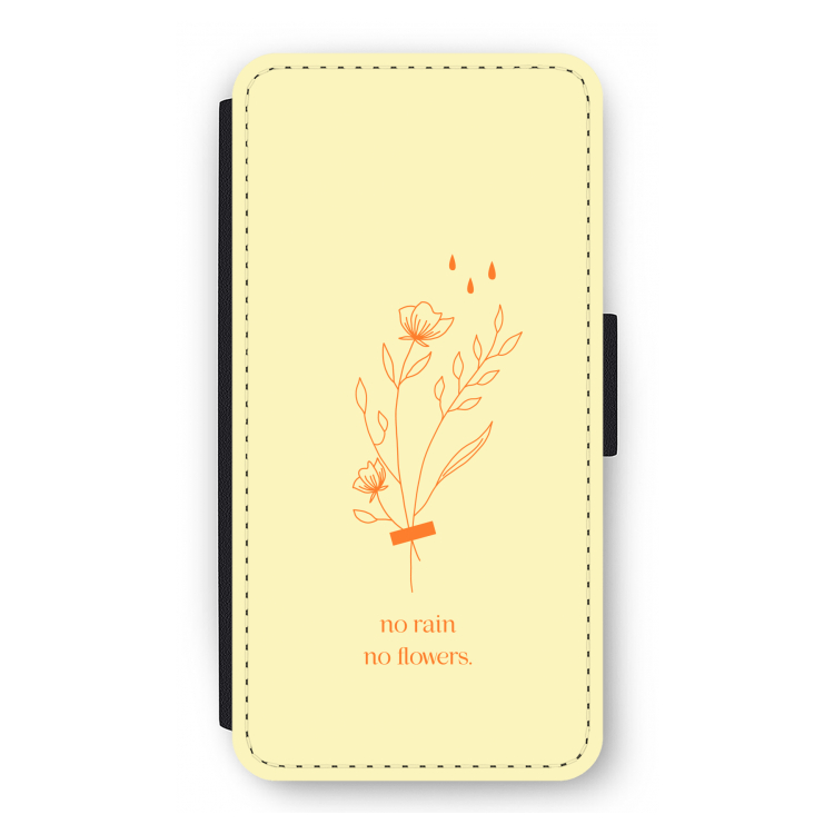 No rain no flowers: iPhone 12 Pro Flip Hoesje