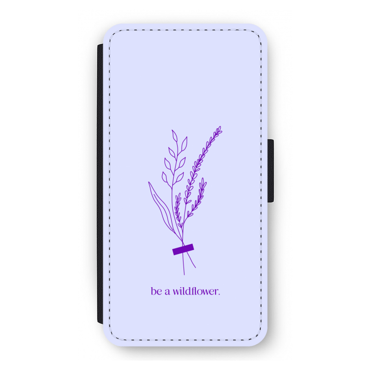 Be a wildflower: iPhone 12 Pro Flip Hoesje