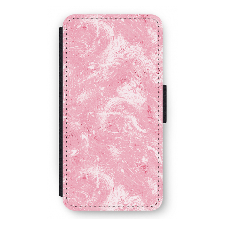Abstract Painting Pink: iPhone 12 Pro Flip Hoesje