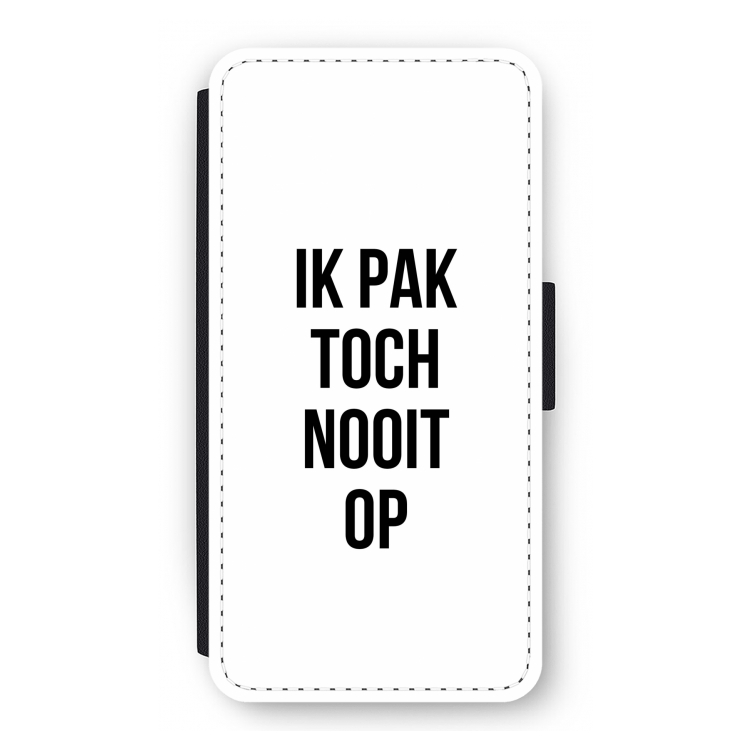 Ik pak nooit op: iPhone 12 Pro Flip Hoesje